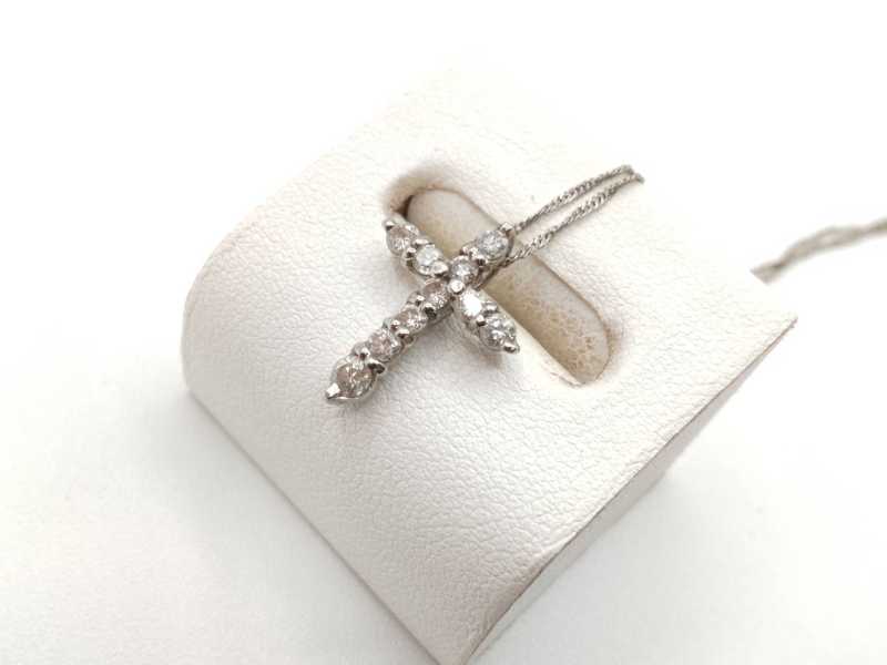 ダイヤモンド買取　ネックレス Pt850 ダイヤ0.50ct　